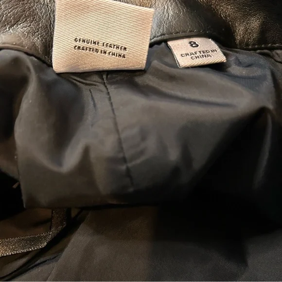 Wilsons Genuine Leather Black Skirt | NWOT - Size 8 - Picture 8 of 9